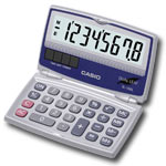 bag hende Paradis Casio SL calculators (Slim Line serie)