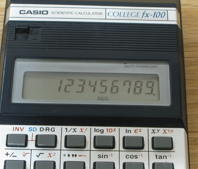 Casio College fx-100 calculator that was given to my grandfather a long  time ago : r/casio