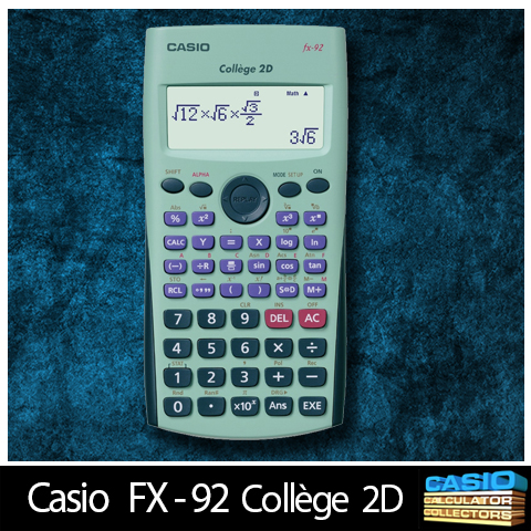 Calcultrice college Casio FX-92