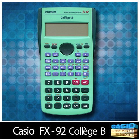 CASIO Calculatrice CASIO fx-92 college II