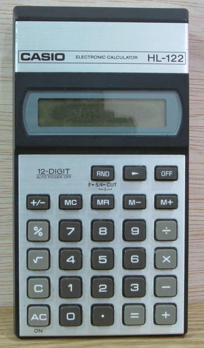 Casio hl 122 2025 calculator